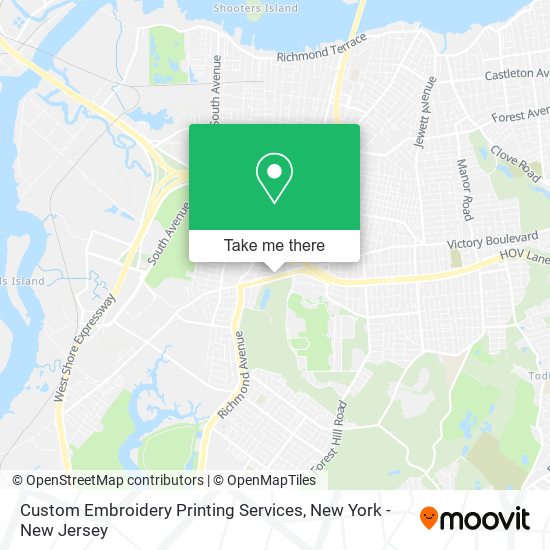 Custom Embroidery Printing Services map