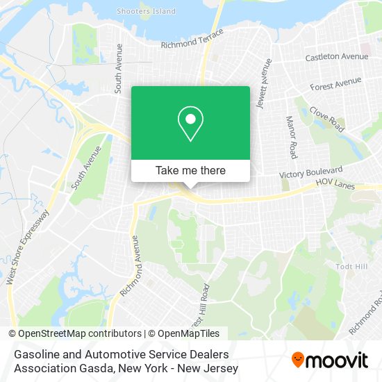 Mapa de Gasoline and Automotive Service Dealers Association Gasda