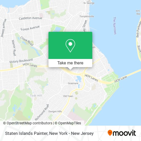 Mapa de Staten Islands Painter