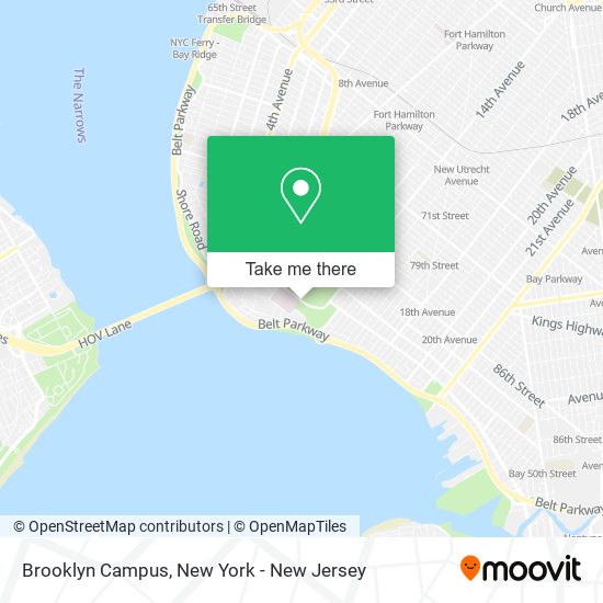 Mapa de Brooklyn Campus