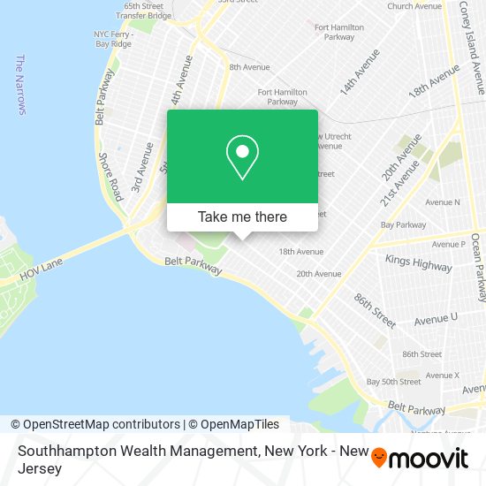 Mapa de Southhampton Wealth Management