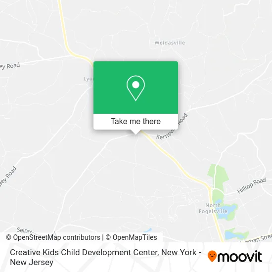 Creative Kids Child Development Center map
