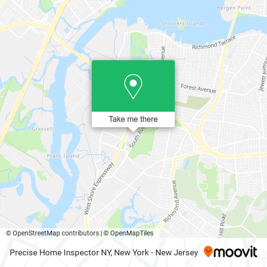 Precise Home Inspector NY map