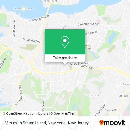 Mizumi in Staten Island map