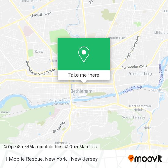 I Mobile Rescue map