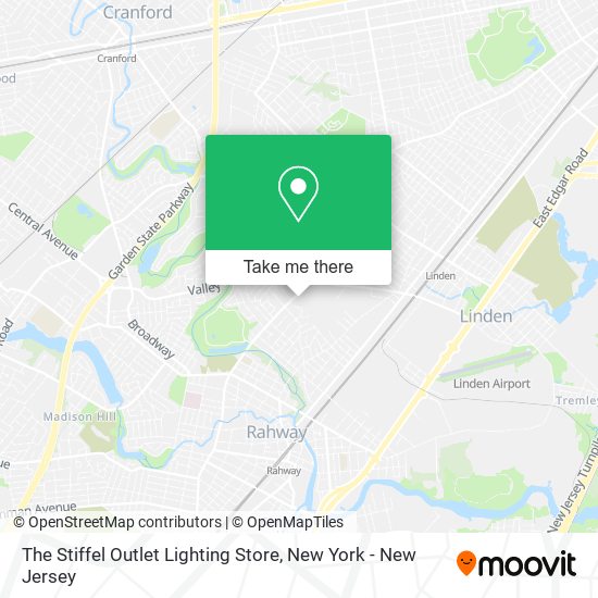 The Stiffel Outlet Lighting Store map