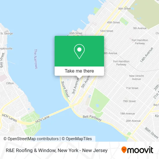 R&E Roofing & Window map