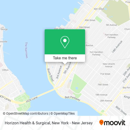 Horizon Health & Surgical map