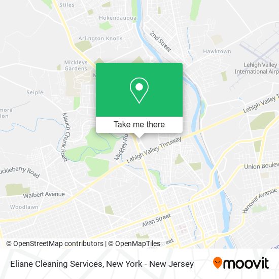 Mapa de Eliane Cleaning Services