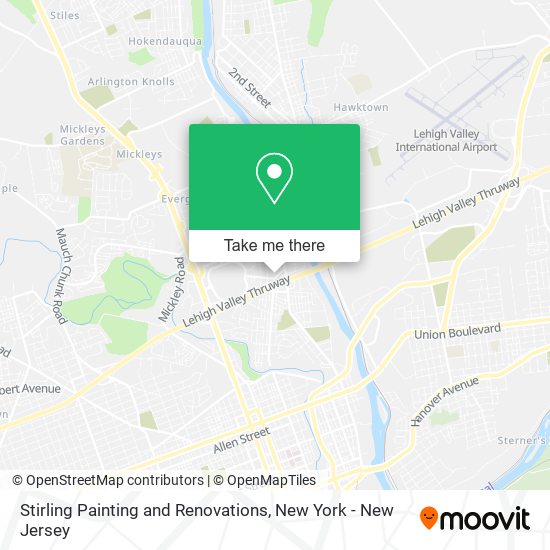 Stirling Painting and Renovations map