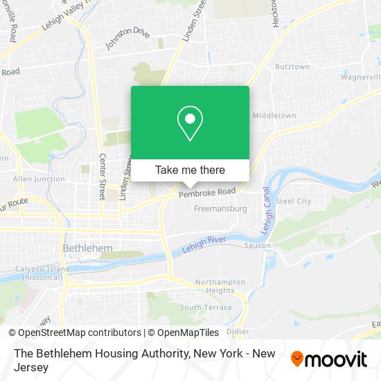 Mapa de The Bethlehem Housing Authority