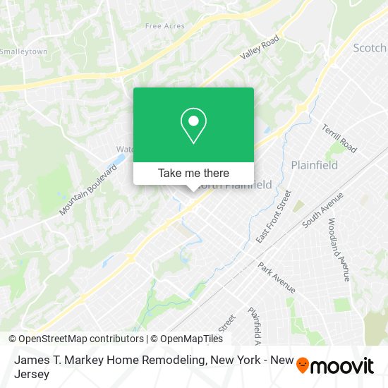 James T. Markey Home Remodeling map