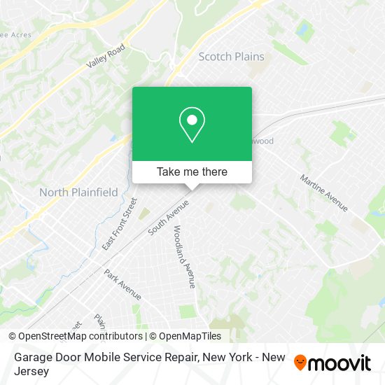 Garage Door Mobile Service Repair map