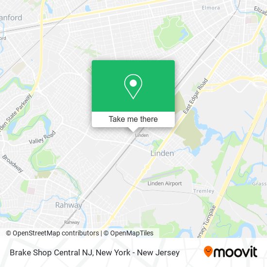 Brake Shop Central NJ map