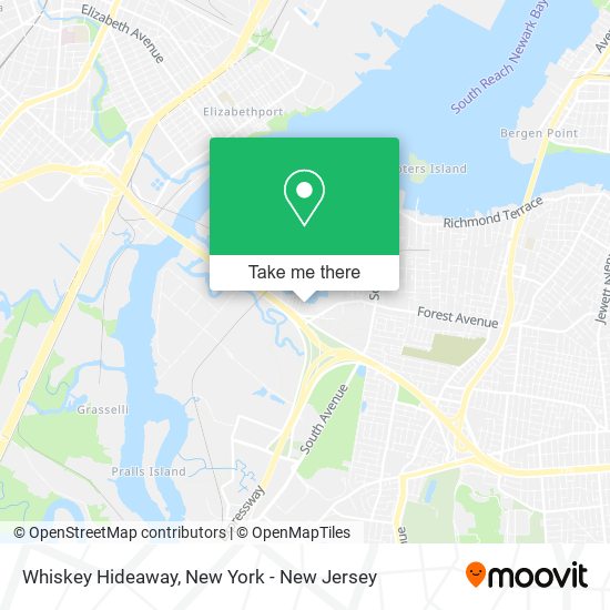 Whiskey Hideaway map