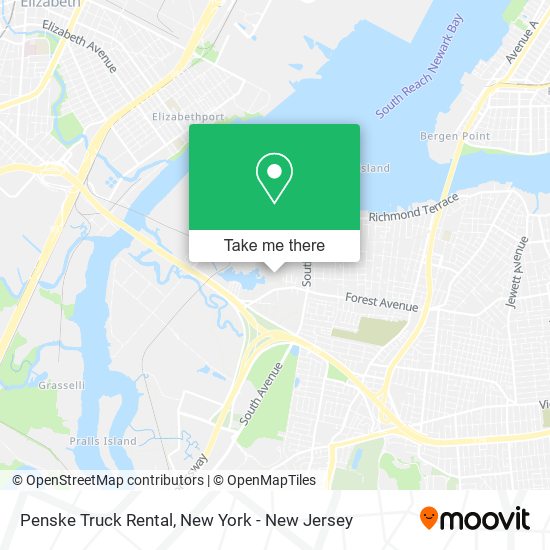 Penske Truck Rental map