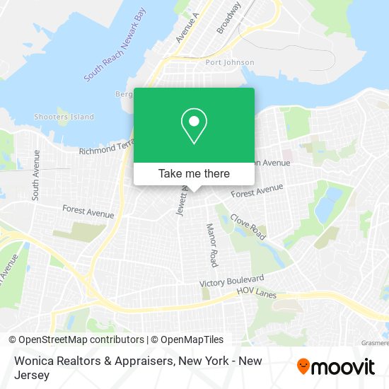 Wonica Realtors & Appraisers map