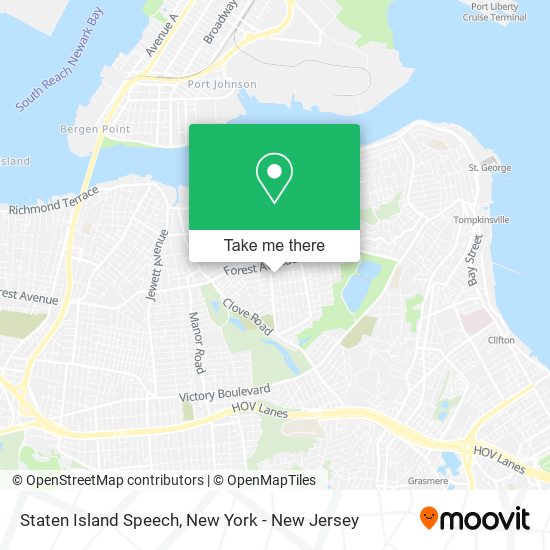 Staten Island Speech map
