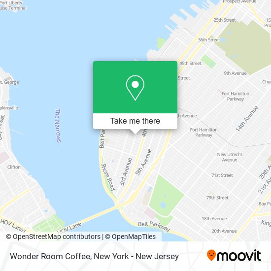 Wonder Room Coffee map