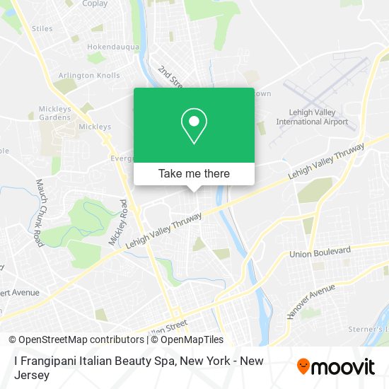I Frangipani Italian Beauty Spa map