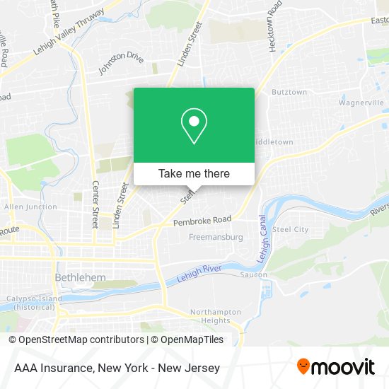 AAA Insurance map