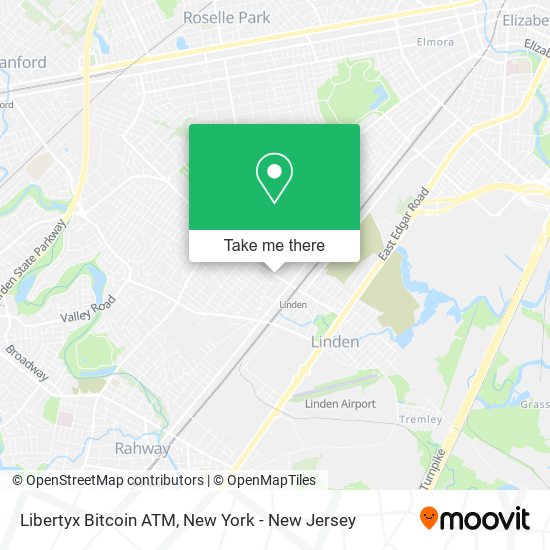 Mapa de Libertyx Bitcoin ATM