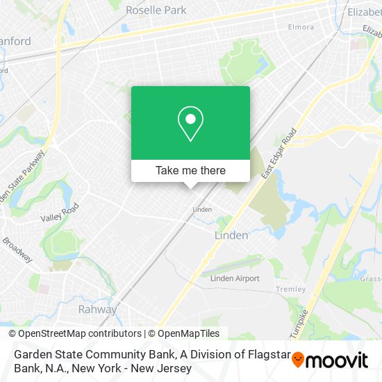 Mapa de Garden State Community Bank, A Division of Flagstar Bank, N.A.