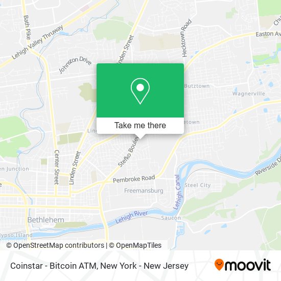 Coinstar - Bitcoin ATM map