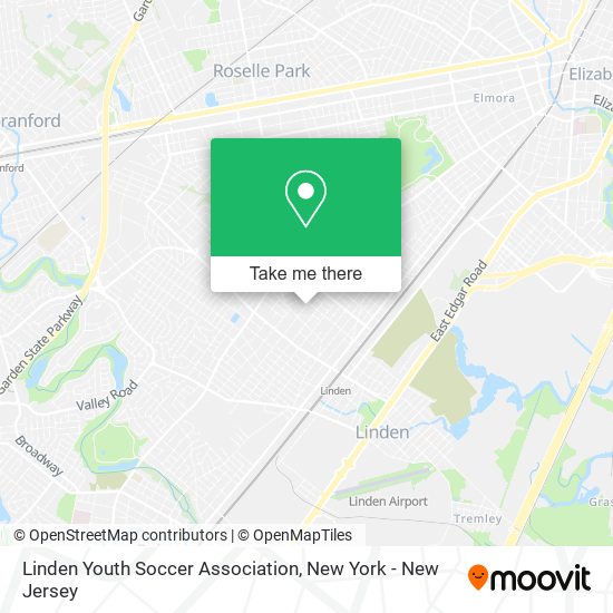 Mapa de Linden Youth Soccer Association