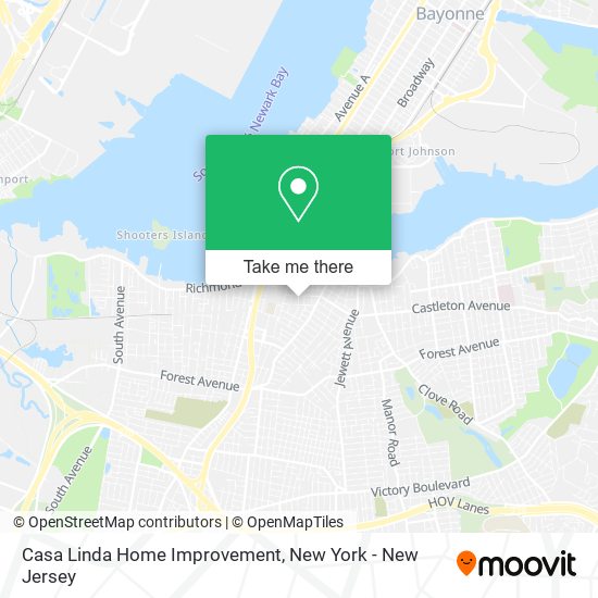 Casa Linda Home Improvement map