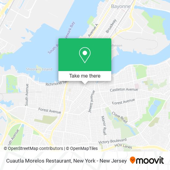 Cuautla Morelos Restaurant map