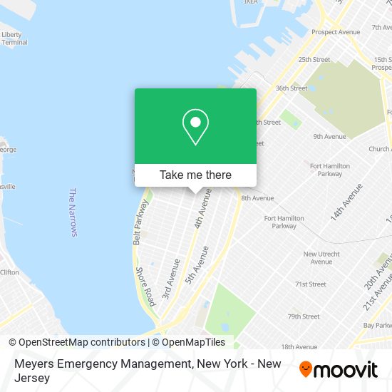 Meyers Emergency Management map