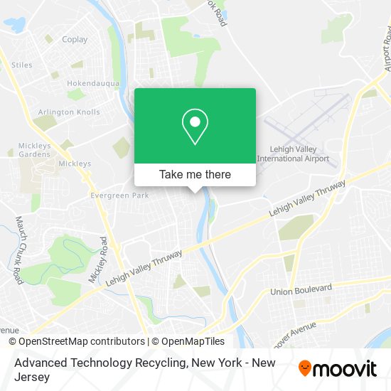 Mapa de Advanced Technology Recycling