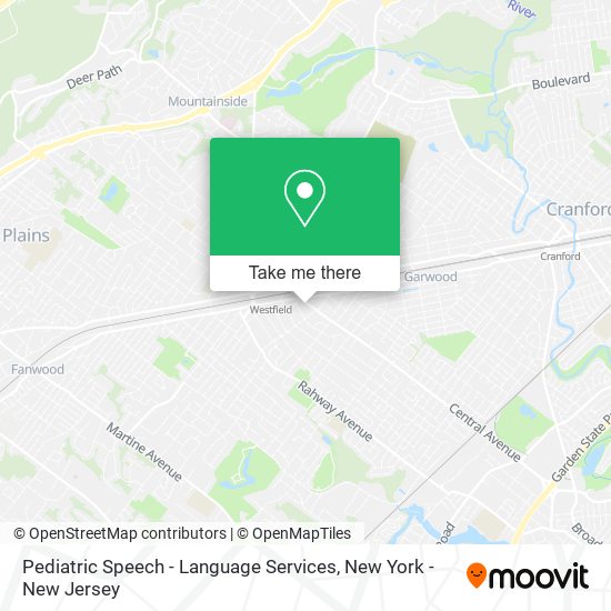 Pediatric Speech - Language Services map