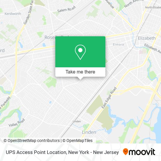 Mapa de UPS Access Point Location