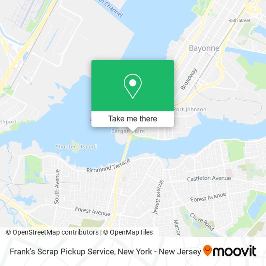 Frank's Scrap Pickup Service map