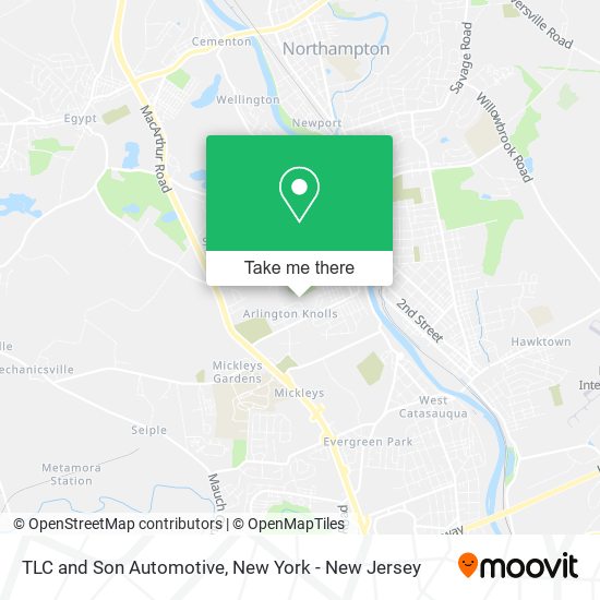 Mapa de TLC and Son Automotive