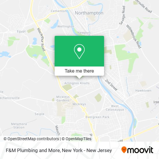 Mapa de F&M Plumbing and More