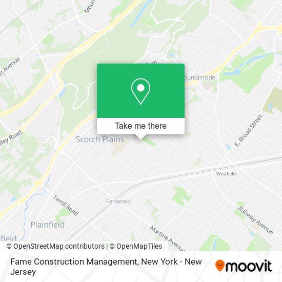 Fame Construction Management map