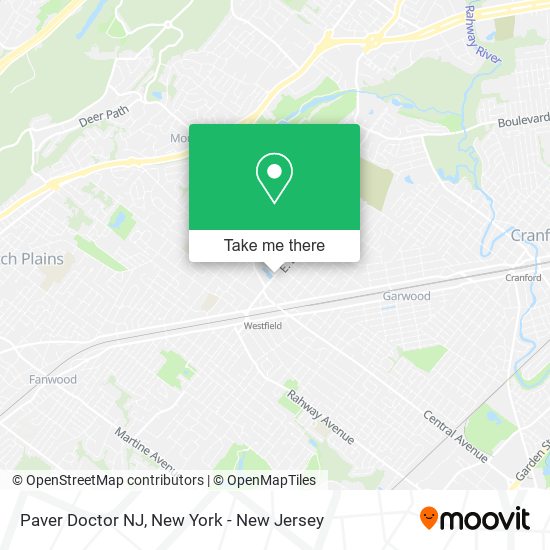 Paver Doctor NJ map