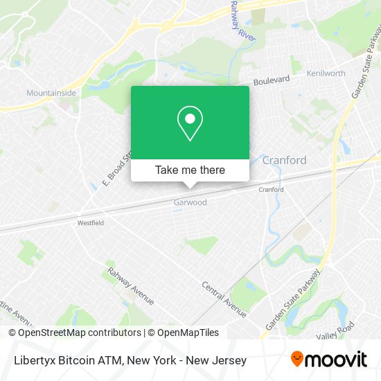 Mapa de Libertyx Bitcoin ATM