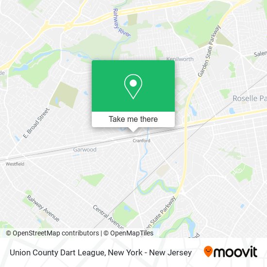 Union County Dart League map