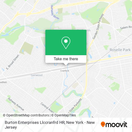 Mapa de Burton Enterprises Llccranfrd HR