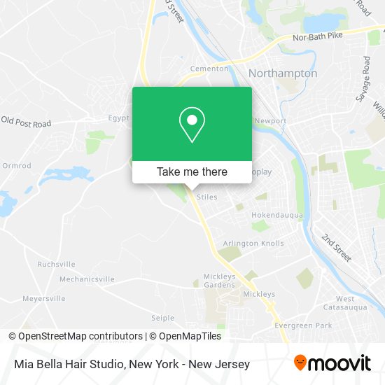 Mia Bella Hair Studio map