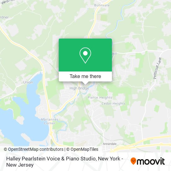 Mapa de Halley Pearlstein Voice & Piano Studio