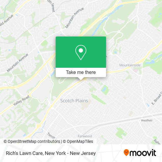 Rich's Lawn Care map