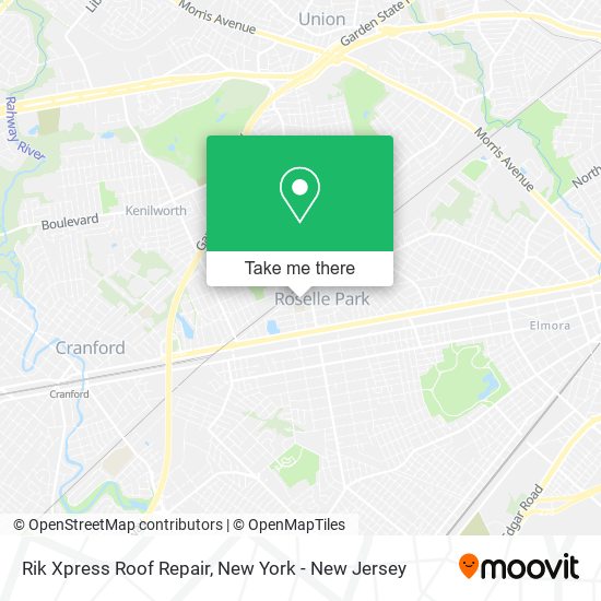 Rik Xpress Roof Repair map