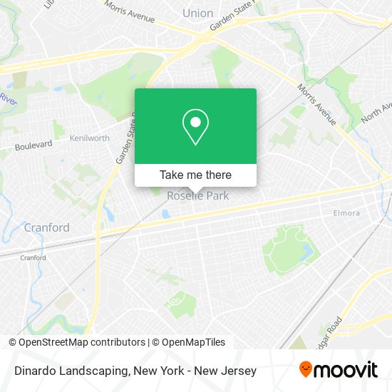 Dinardo Landscaping map