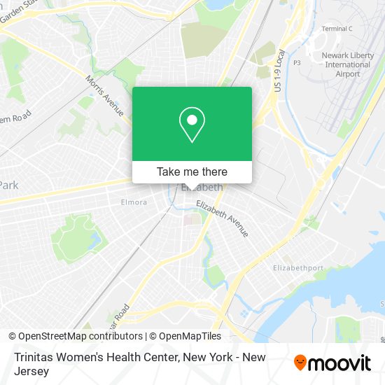 Mapa de Trinitas Women's Health Center