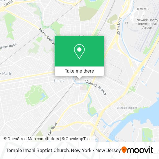 Mapa de Temple Imani Baptist Church